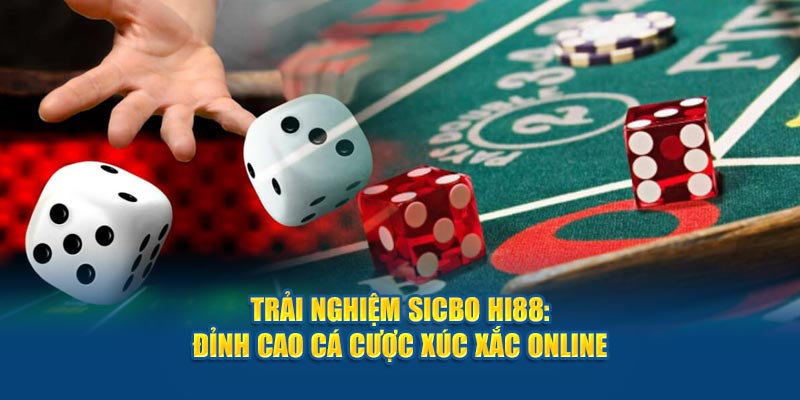 Trải Nghiệm Sicbo Hi88: Đỉnh Cao Cá Cược Xúc Xắc Online